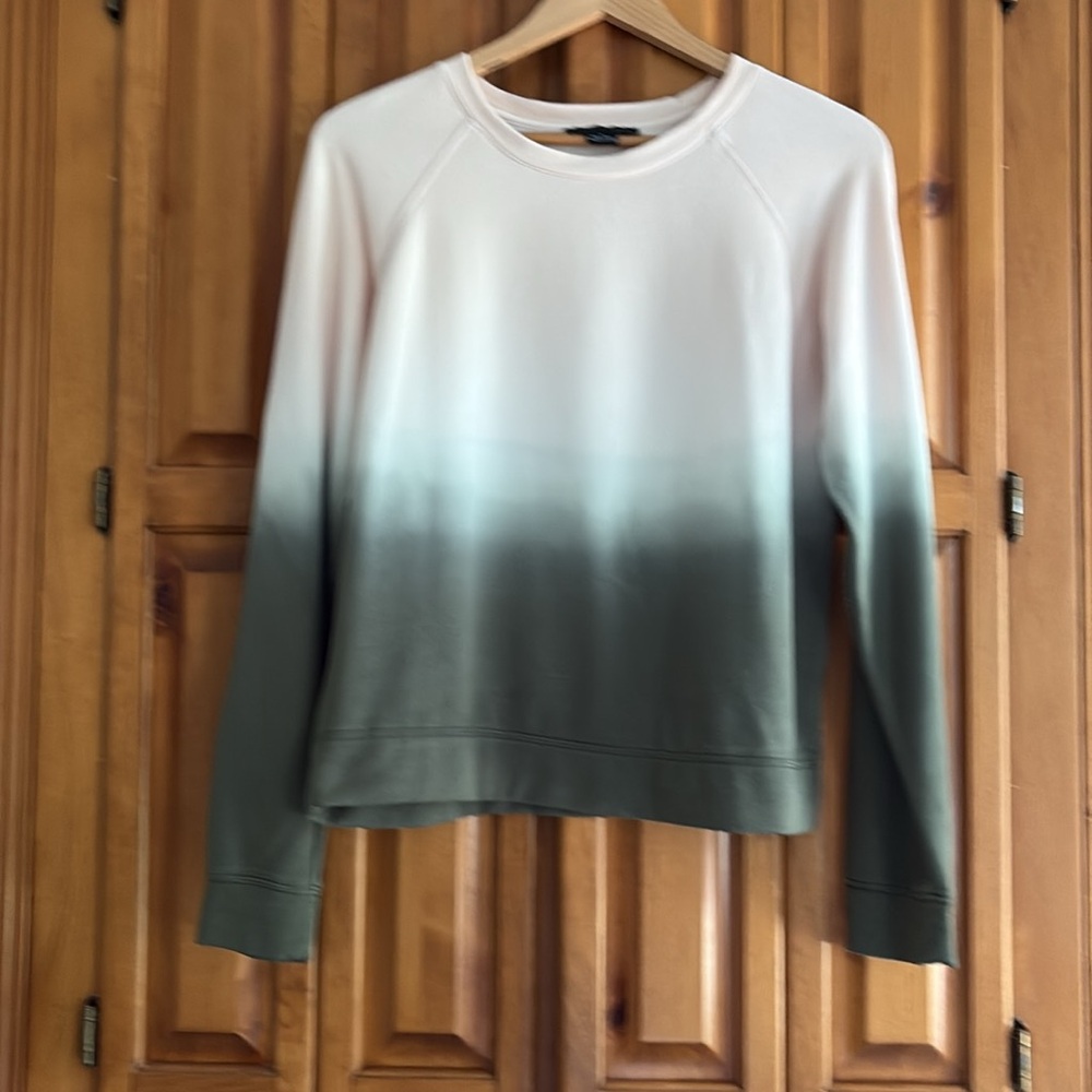 Sanctuary Ombre Green and pale pink Sweatshirt